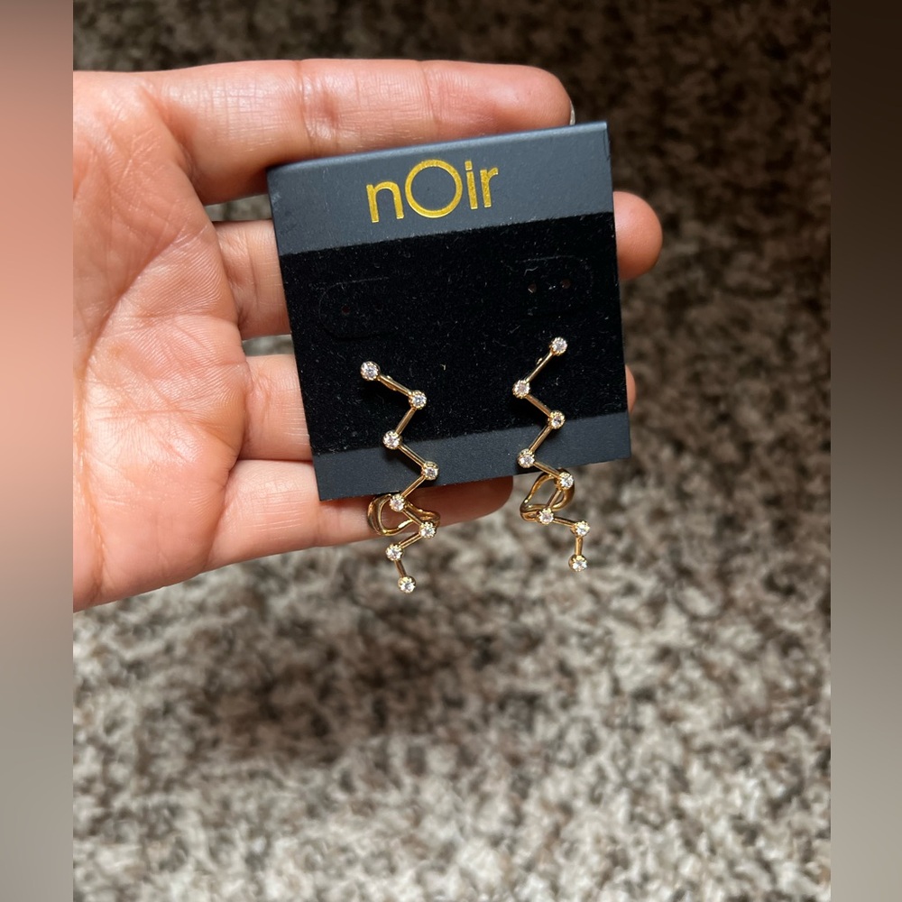 nOir earrings 💛